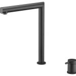 Monomando de cocina plegable negro mate Itaca